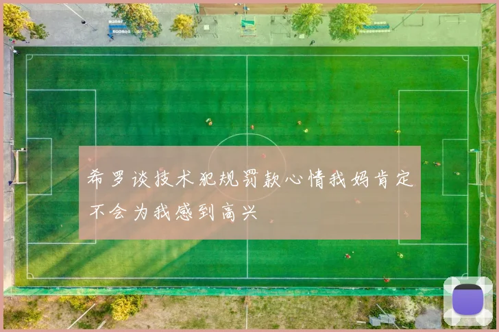 希罗谈技术犯规罚款心情我妈肯定不会为我感到高兴